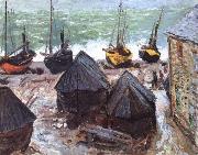 Claude Monet Boats on the Beach Sweden oil painting artist